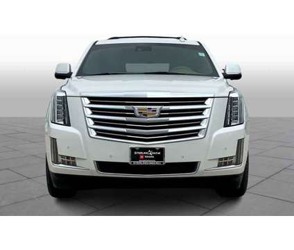 2018UsedCadillacUsedEscaladeUsed4WD 4dr is a White 2018 Cadillac Escalade Car for Sale in Houston TX