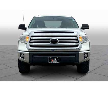 2017UsedToyotaUsedTundraUsedCrewMax 5.5 Bed 5.7L FFV (Natl) is a White 2017 Toyota Tundra Car for Sale in Houston TX