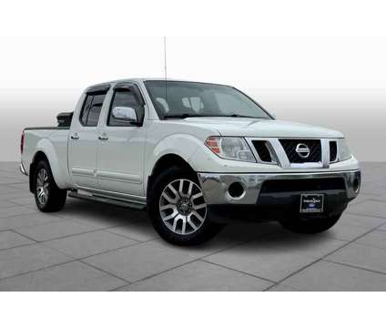 2013UsedNissanUsedFrontierUsed2WD Crew Cab LWB Auto is a White 2013 Nissan frontier Car for Sale in Houston TX