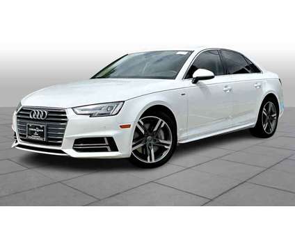 2017UsedAudiUsedA4 is a White 2017 Audi A4 Car for Sale in Houston TX
