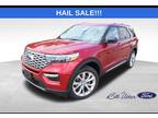2024 Ford Explorer Red|Silver, 10 miles