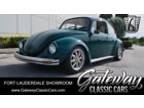 1971 Volkswagen Beetle - Classic Green 1971 Volkswagen Beetle 1600cc twinport
