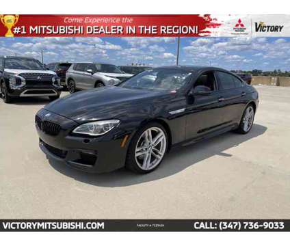 2016 BMW 6 Series 640i Gran Coupe is a Black 2016 BMW 6-Series Car for Sale in Bronx NY