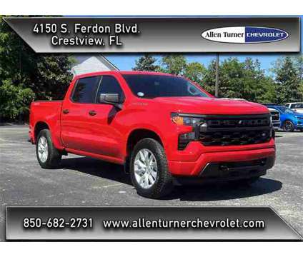 2023 Chevrolet Silverado 1500 Custom is a Red 2023 Chevrolet Silverado 1500 Custom Truck in Crestview FL