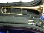 GETZEN 400 Series Trombone with Case and Straight Mute - For Repair or Parts