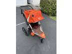 BOB Stroller Revolution Single Stroller Orange Brown Cream Lower Basket Lowboy.