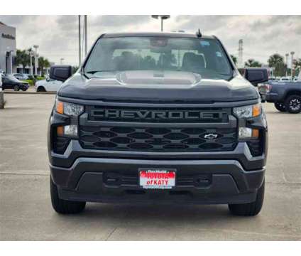2023 Chevrolet Silverado 1500 Custom is a Black 2023 Chevrolet Silverado 1500 Custom Truck in Katy TX