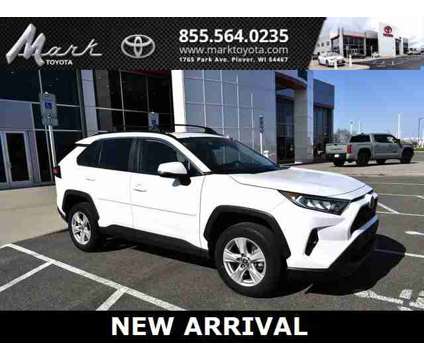 2021 Toyota RAV4 XLE All Wheel Drive is a White 2021 Toyota RAV4 XLE SUV in Plover WI