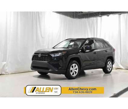 2021 Toyota RAV4 LE is a Black 2021 Toyota RAV4 LE SUV in Monroe MI