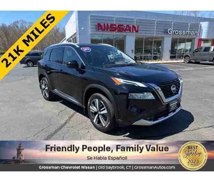 2021 Nissan Rogue Platinum is a Black 2021 Nissan Rogue SUV in Old Saybrook CT