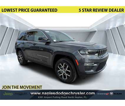2024 Jeep Grand Cherokee Limited is a Grey 2024 Jeep grand cherokee Limited SUV in Naples FL