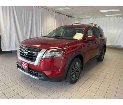 2024 Nissan Pathfinder SL is a Red 2024 Nissan Pathfinder SL SUV in Dubuque IA