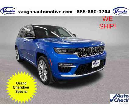 2023 Jeep Grand Cherokee Summit is a Blue 2023 Jeep grand cherokee Summit SUV in Ottumwa IA