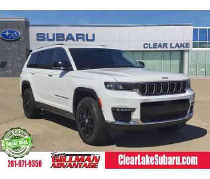 2022 Jeep Grand Cherokee L Limited is a White 2022 Jeep grand cherokee Limited SUV in Houston TX