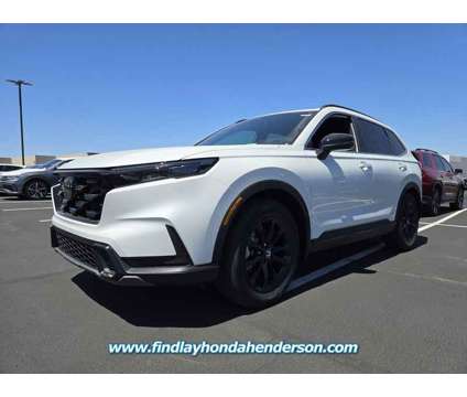 2024 Honda CR-V Hybrid Sport-L is a Silver, White 2024 Honda CR-V Hybrid in Henderson NV