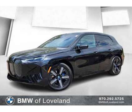 2025 BMW iX xDrive50 is a Black 2025 BMW 325 Model iX SUV in Loveland CO