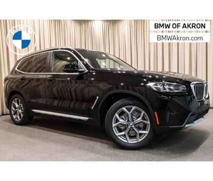 2024 BMW X3 xDrive30i is a Black 2024 BMW X3 xDrive30i SUV in Akron OH