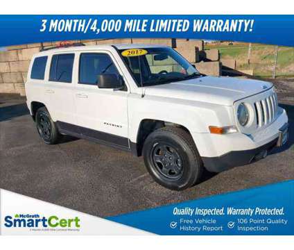2017 Jeep Patriot Sport FWD is a White 2017 Jeep Patriot Sport SUV in Dubuque IA