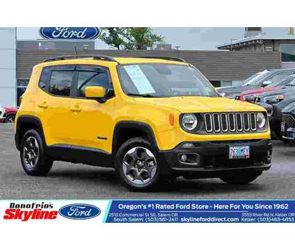 2018 Jeep Renegade Latitude is a Yellow 2018 Jeep Renegade Latitude SUV in Salem OR