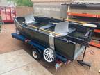 12 ft fold a boat with electric motor