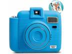SHARPER IMAGE Instant Camera with Flash, 5 Lighting Modes - Pink OR BLUE