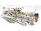 Getzen Capri Cornet 580 Shepherd's Crook Cornet , Mouthpiece & hardcase