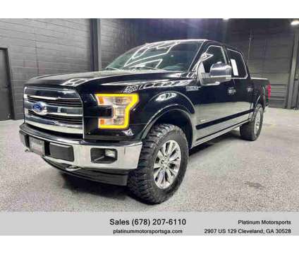 2017 Ford F150 SuperCrew Cab for sale is a Black 2017 Ford F-150 SuperCrew Car for Sale in Cleveland GA