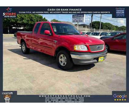 1999 Ford F150 Super Cab for sale is a Red 1999 Ford F-150 Car for Sale in Dallas TX