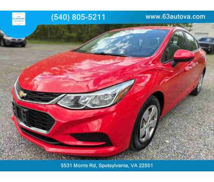 2018 Chevrolet Cruze for sale is a Red 2018 Chevrolet Cruze Car for Sale in Spotsylvania VA