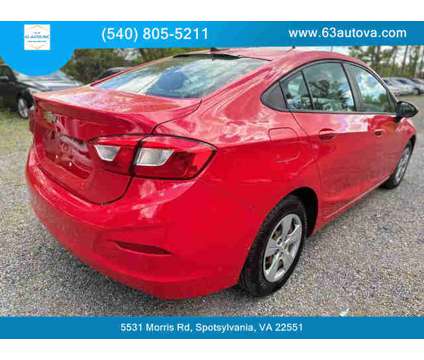 2018 Chevrolet Cruze for sale is a Red 2018 Chevrolet Cruze Car for Sale in Spotsylvania VA