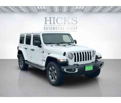 2018UsedJeepUsedWrangler UnlimitedUsed4x4 is a White 2018 Jeep Wrangler Unlimited Sahara Car for Sale in Corpus Christi TX