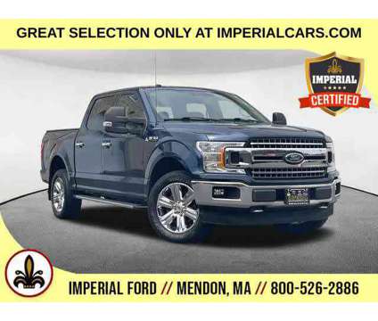 2018UsedFordUsedF-150 is a Blue 2018 Ford F-150 XLT Car for Sale in Mendon MA