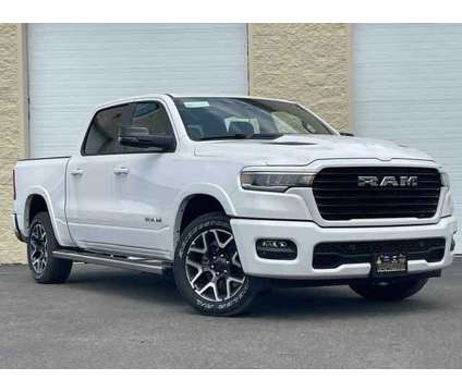 2025NewRamNew1500New4x4 Crew Cab 5 7 Box is a White 2025 RAM 1500 Model Laramie Car for Sale in Mendon MA