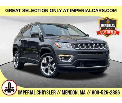 2021UsedJeepUsedCompassUsed4x4 is a Grey 2021 Jeep Compass Limited Car for Sale in Mendon MA