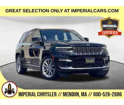 2023UsedJeepUsedGrand CherokeeUsed4x4 is a Black 2023 Jeep grand cherokee Summit Car for Sale in Mendon MA