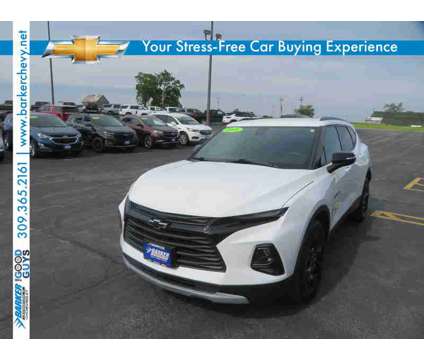 2021UsedChevroletUsedBlazerUsedFWD 4dr is a White 2021 Chevrolet Blazer Car for Sale in Lexington IL