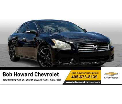 2011UsedNissanUsedMaximaUsed4dr Sdn V6 CVT is a Black 2011 Nissan Maxima Car for Sale in Oklahoma City OK