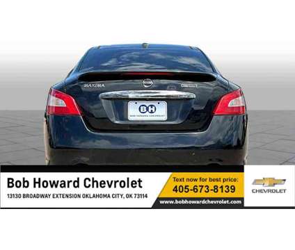 2011UsedNissanUsedMaximaUsed4dr Sdn V6 CVT is a Black 2011 Nissan Maxima Car for Sale in Oklahoma City OK