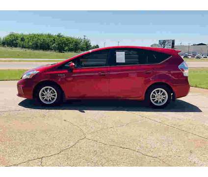 2014UsedToyotaUsedPrius VUsed5dr Wgn is a Red 2014 Toyota Prius v Car for Sale in Guthrie OK