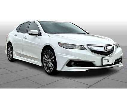 2015UsedAcuraUsedTLXUsed4dr Sdn FWD is a White 2015 Acura TLX Car for Sale in Houston TX