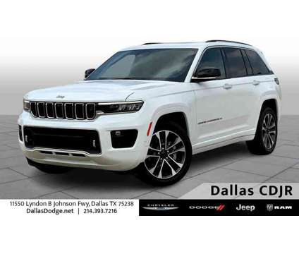 2023UsedJeepUsedGrand CherokeeUsed4x4 is a White 2023 Jeep grand cherokee Car for Sale in Dallas TX