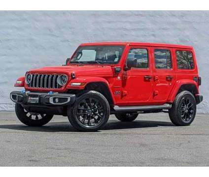 2024 Jeep Wrangler 4xe Sahara is a Red 2024 Jeep Wrangler Car for Sale in Somerville NJ