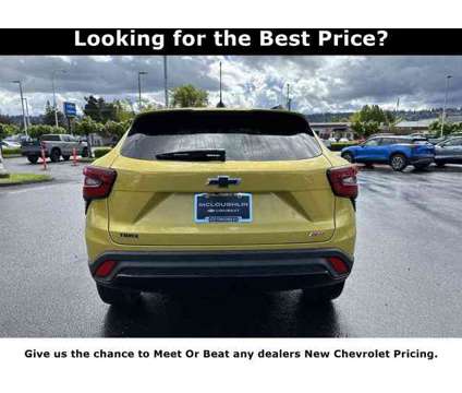 2025 Chevrolet Trax 2RS is a Yellow 2025 Chevrolet Trax Car for Sale in Portland OR