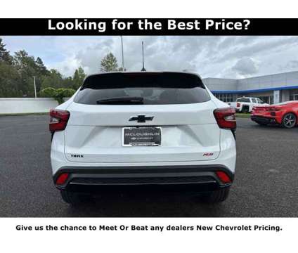 2025 Chevrolet Trax 2RS is a White 2025 Chevrolet Trax Car for Sale in Portland OR