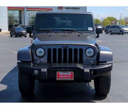 2017 Jeep Wrangler Unlimited Winter is a Grey 2017 Jeep Wrangler Unlimited Car for Sale in Naperville IL