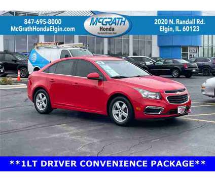 2016 Chevrolet Cruze Limited 1LT is a Red 2016 Chevrolet Cruze Limited 1LT Car for Sale in Elgin IL