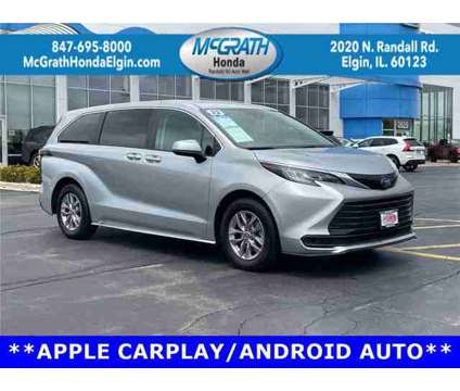 2022 Toyota Sienna LE is a Silver 2022 Toyota Sienna LE Car for Sale in Elgin IL