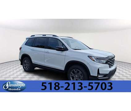 2024 Honda Passport TrailSport is a Silver, White 2024 Honda Passport Car for Sale in Saratoga Springs NY