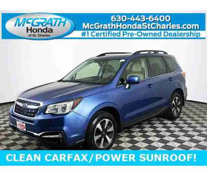 2018 Subaru Forester Limited is a Blue 2018 Subaru Forester 2.5i Car for Sale in Saint Charles IL
