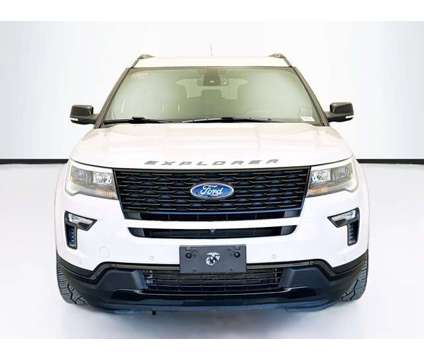 2019 Ford Explorer Sport is a Silver, White 2019 Ford Explorer Sport SUV in Bellflower CA